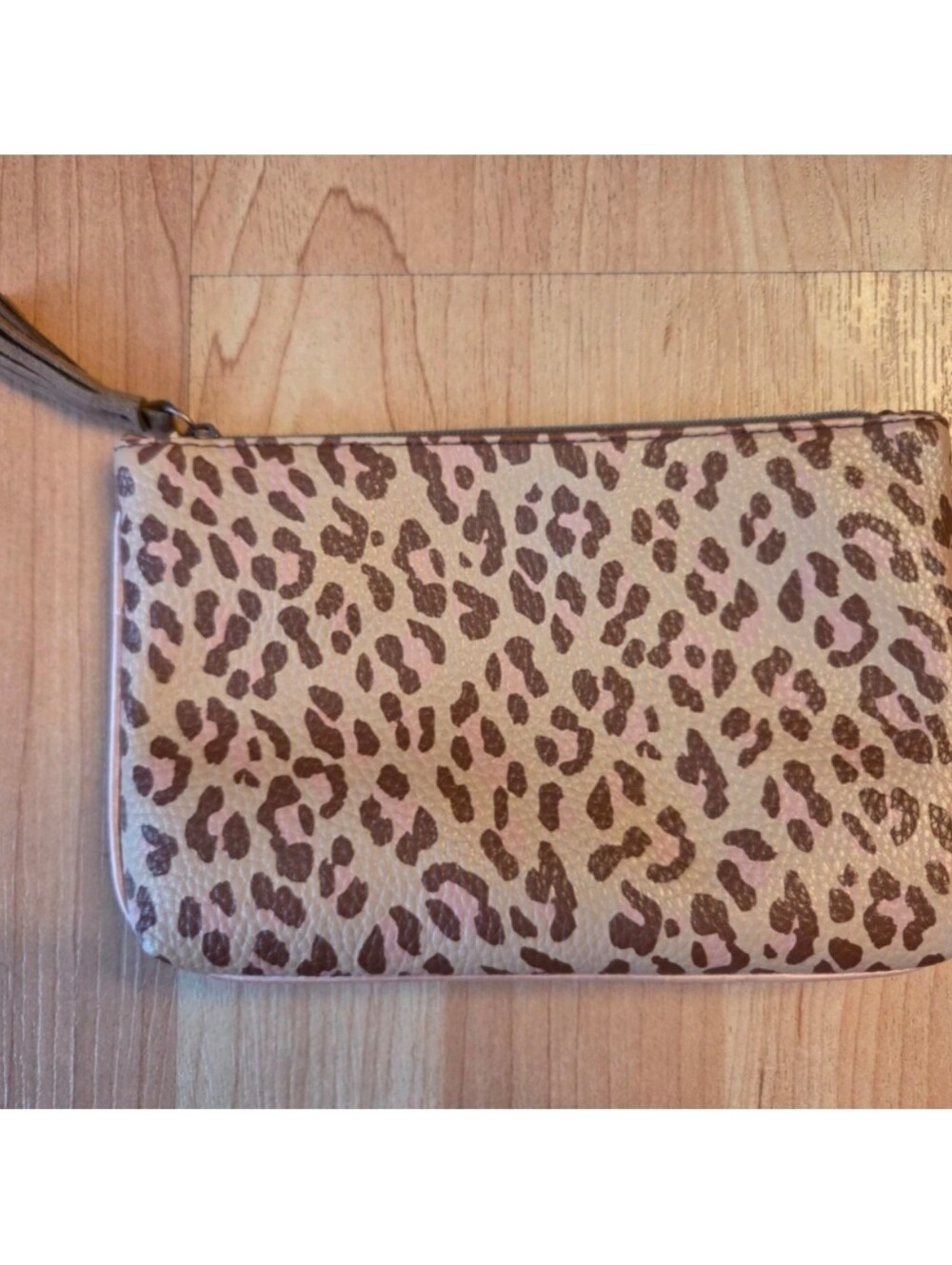 Ipsy leopard print makeup bag
